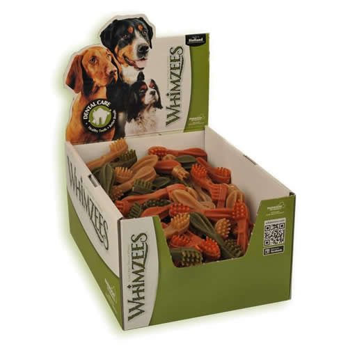 Whimzees Zahnbürste M - 75 Stück