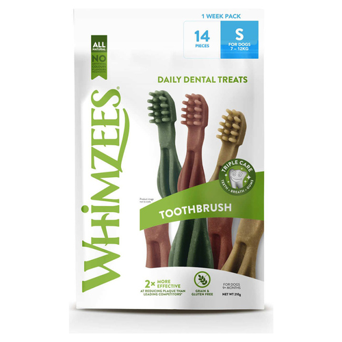 Whimzees Zahnbürste S Stern WEEK - 14er Pack