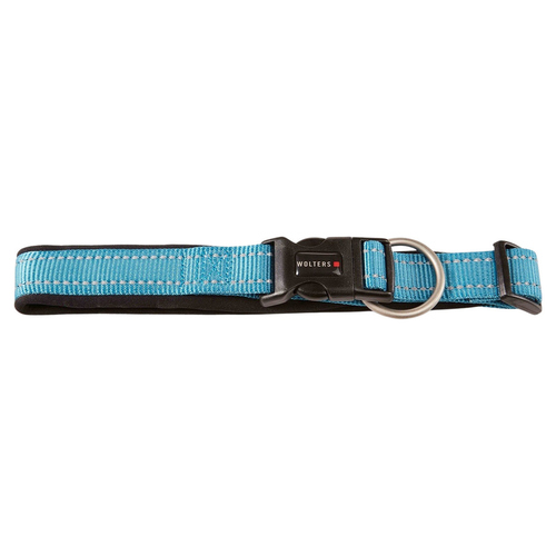 Wolters Halsband Soft & Safe reflektierend aqua/schwarz