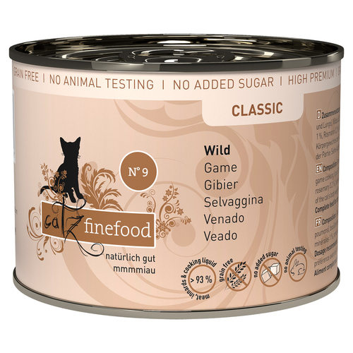catz finefood No. 9 Wild 200 g - 6 Stück