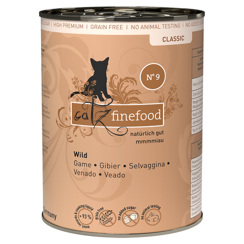 catz finefood No. 9 Wild 400 g - 6 Stück