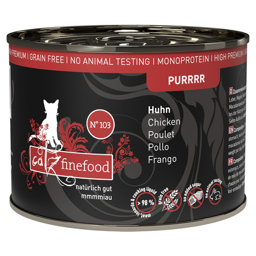catz finefood Purrrr No. 103 Huhn 200 g - 6 Stück