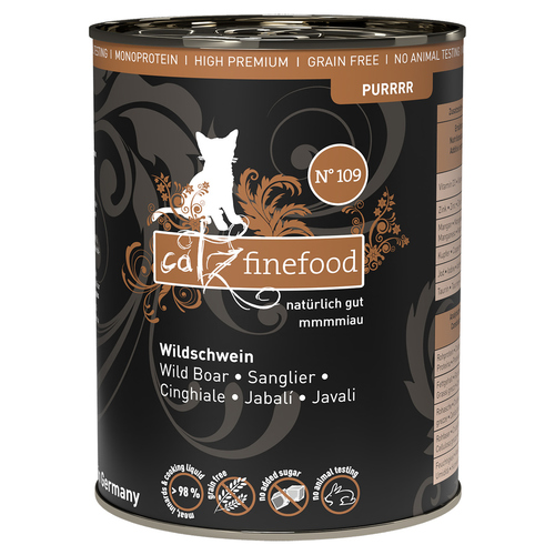 catz finefood Purrrr No. 109 Schwein 400 g - 6 Stück