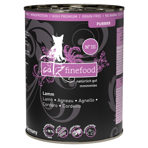 catz finefood Purrrr No. 111 Lamm 400 g - 6 Stück