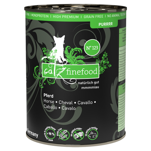 catz finefood Purrrr No. 123 Pferd 400 g
