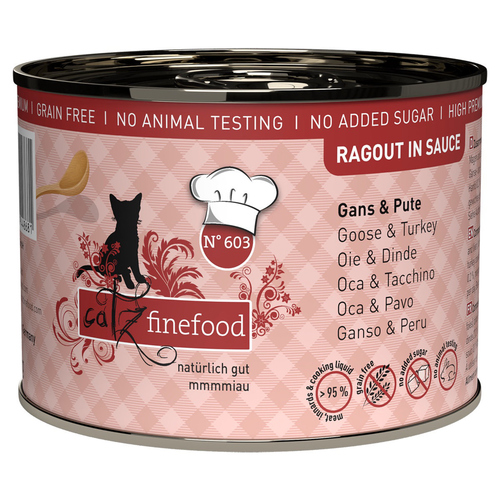 catz finefood Ragout No. 603 Gans & Pute 190 g