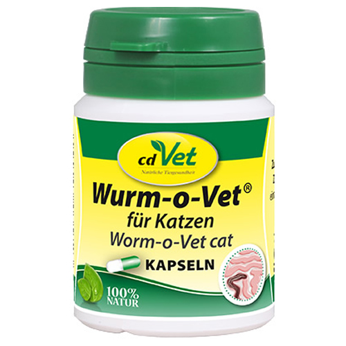 cdVet Wurm-o-Vet Katze Kapseln - 24 Stück