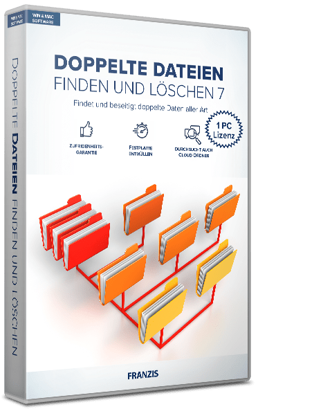 Doppelte Dateien finden und löschen - 1 Platz-Lizenz