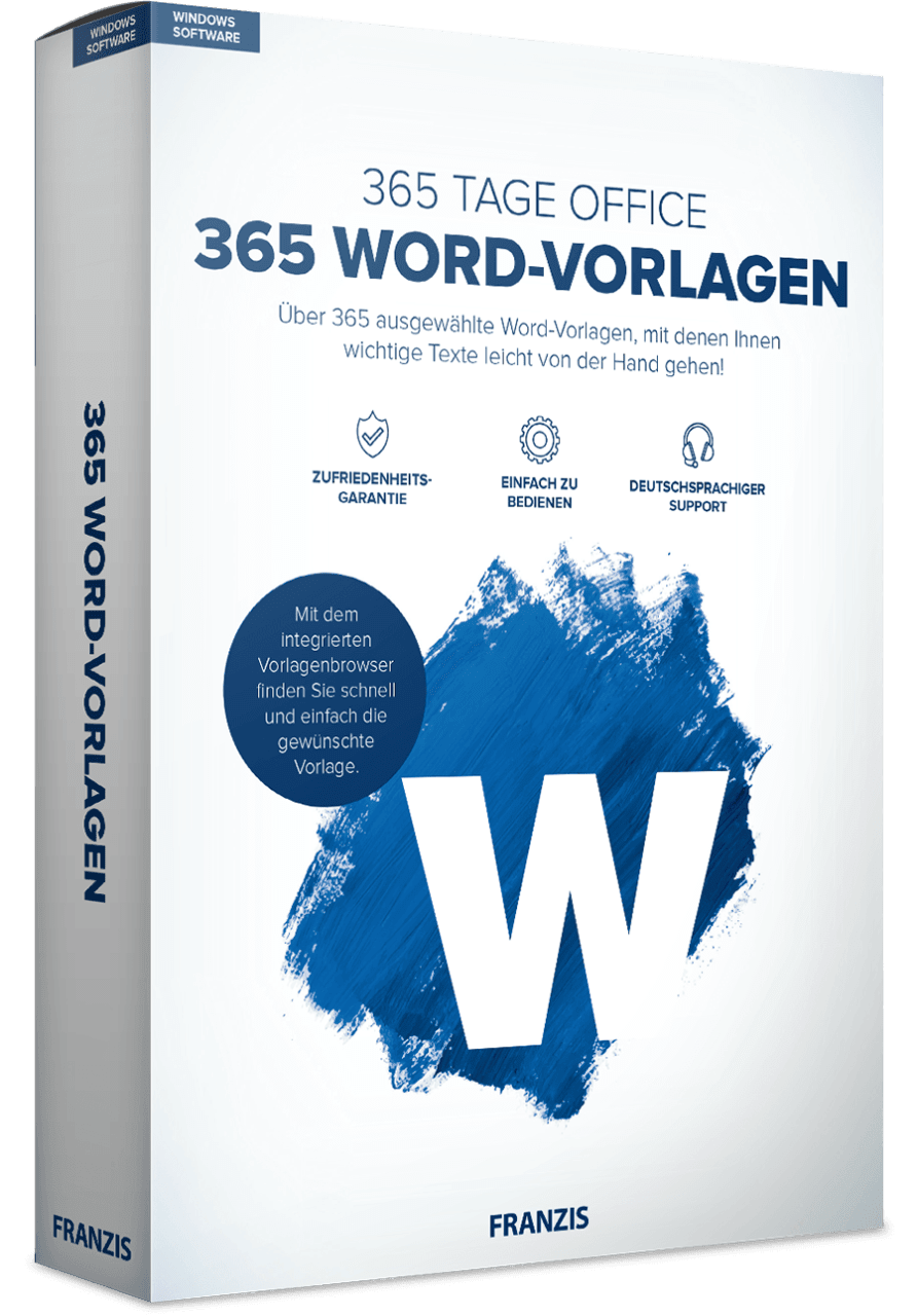 365 Word-Vorlagen - 365 Tage Office