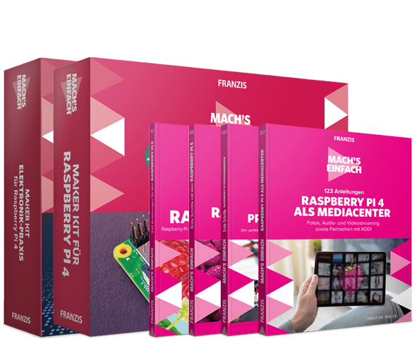 E-Book-Paket: Alles über Raspberry Pi 4