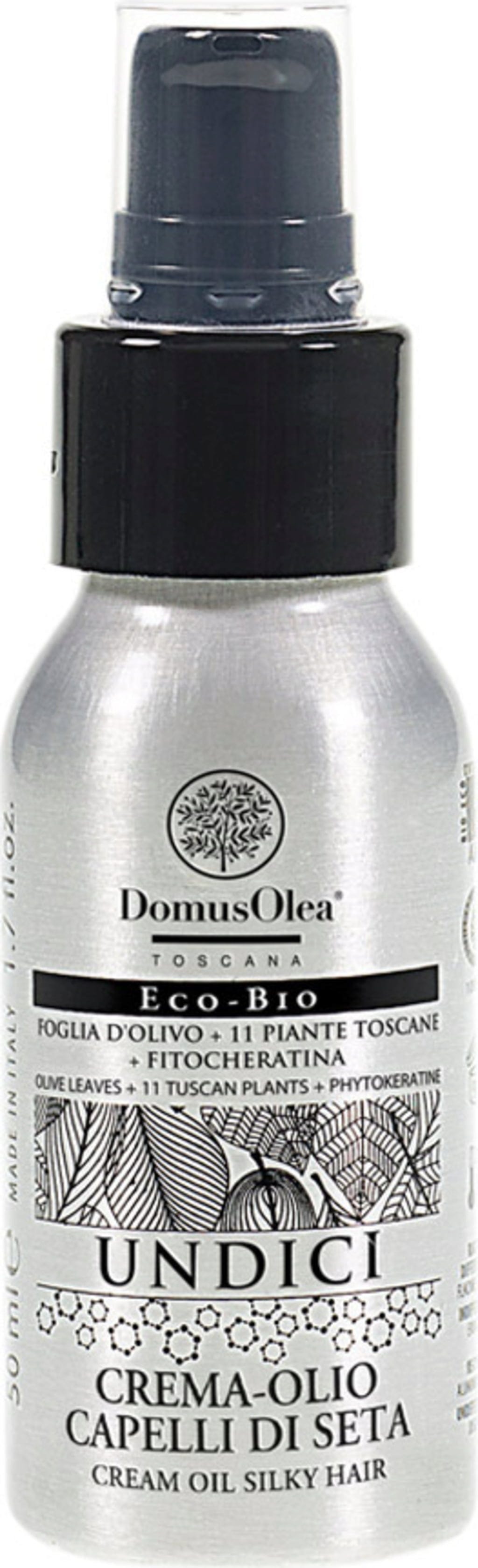 Domus Olea Toscana UNDICI Öl-Creme 'Haare wie Seide' - 50 ml