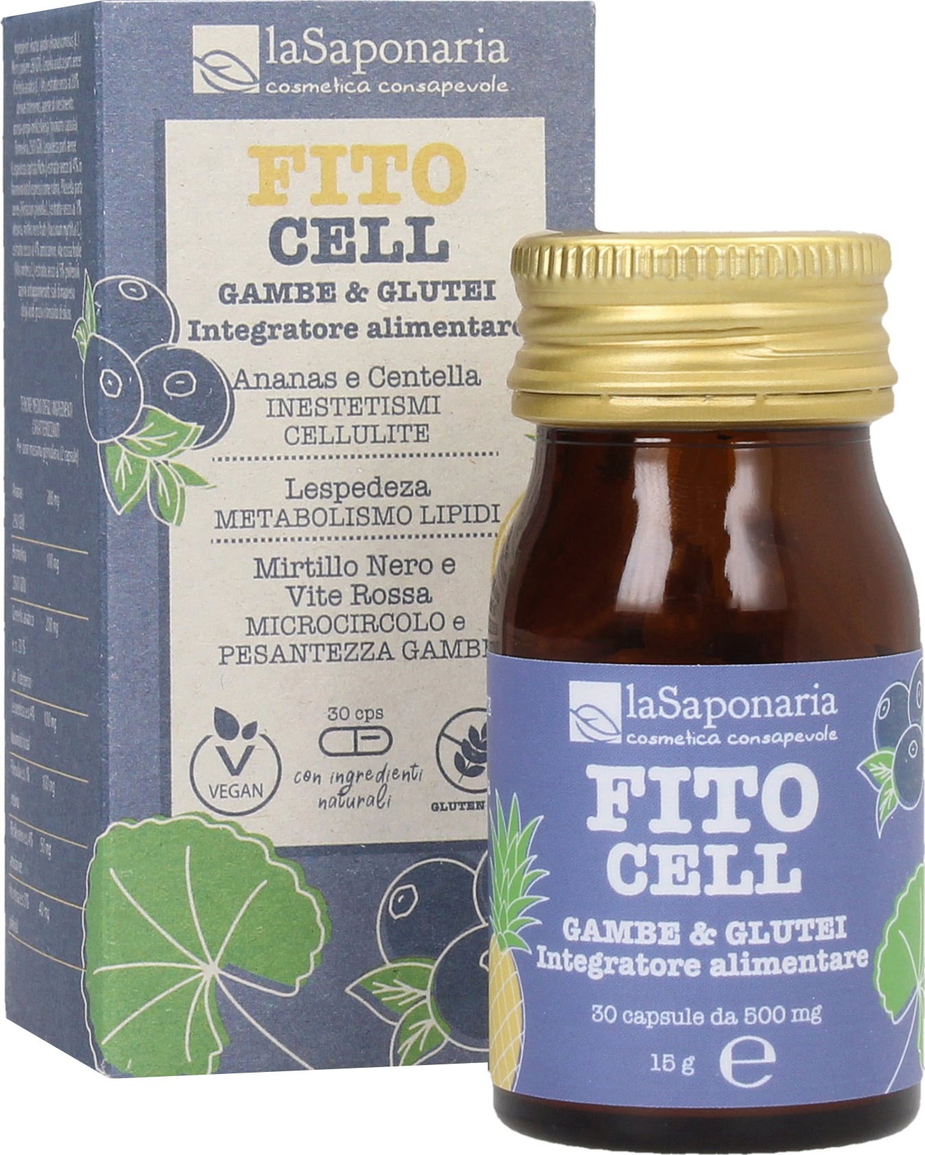 La Saponaria Fitocell In Nahrungsergänzungsmittel - 30 Kapseln