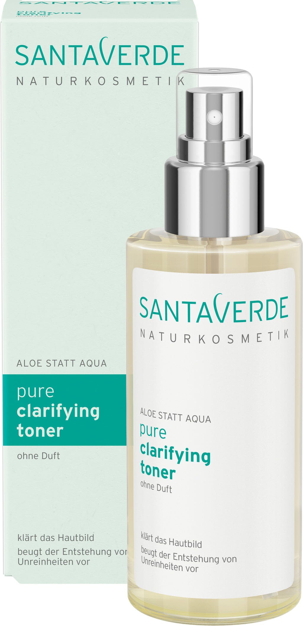 SANTAVERDE Pure Clarifying Toner ohne Duft - 100 ml