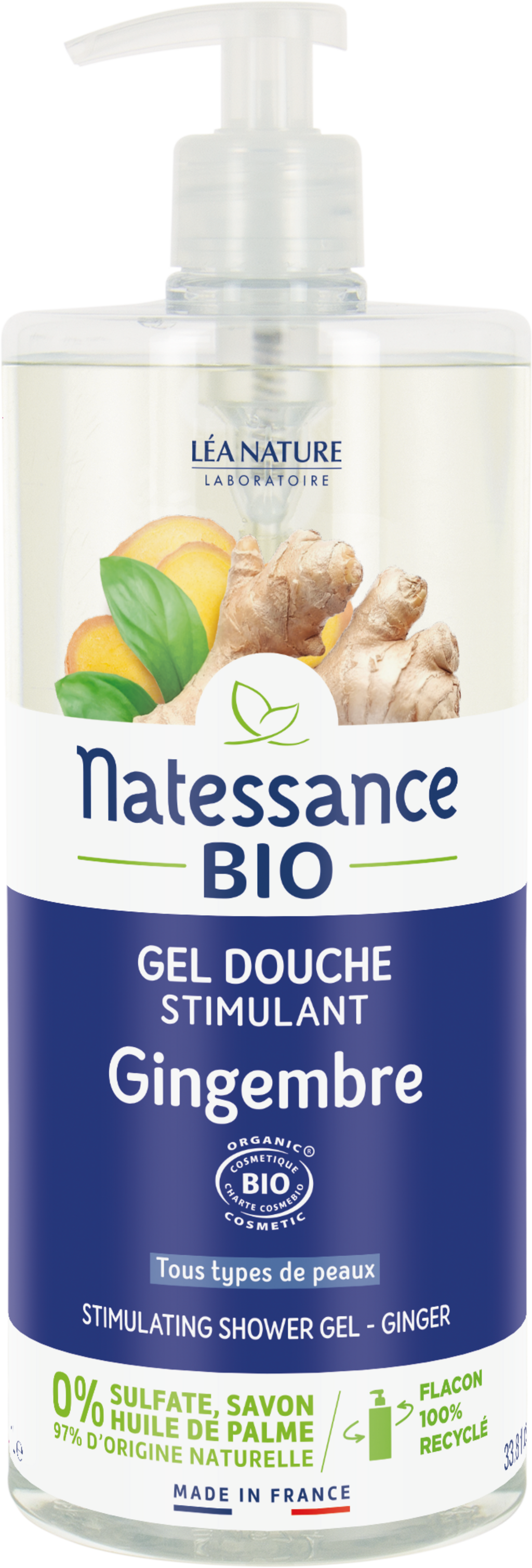 Natessance Duschgel Ingwer - 1 l