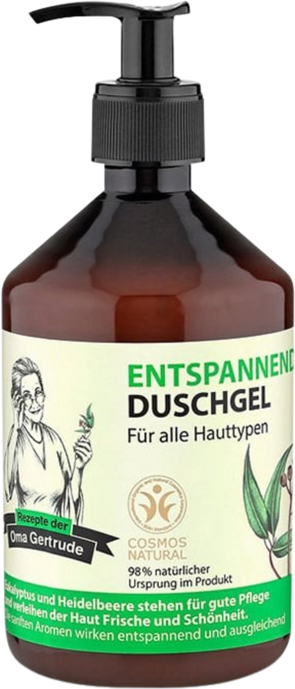 Rezepte der Oma Gertrude Entspannendes Duschgel - 500 ml