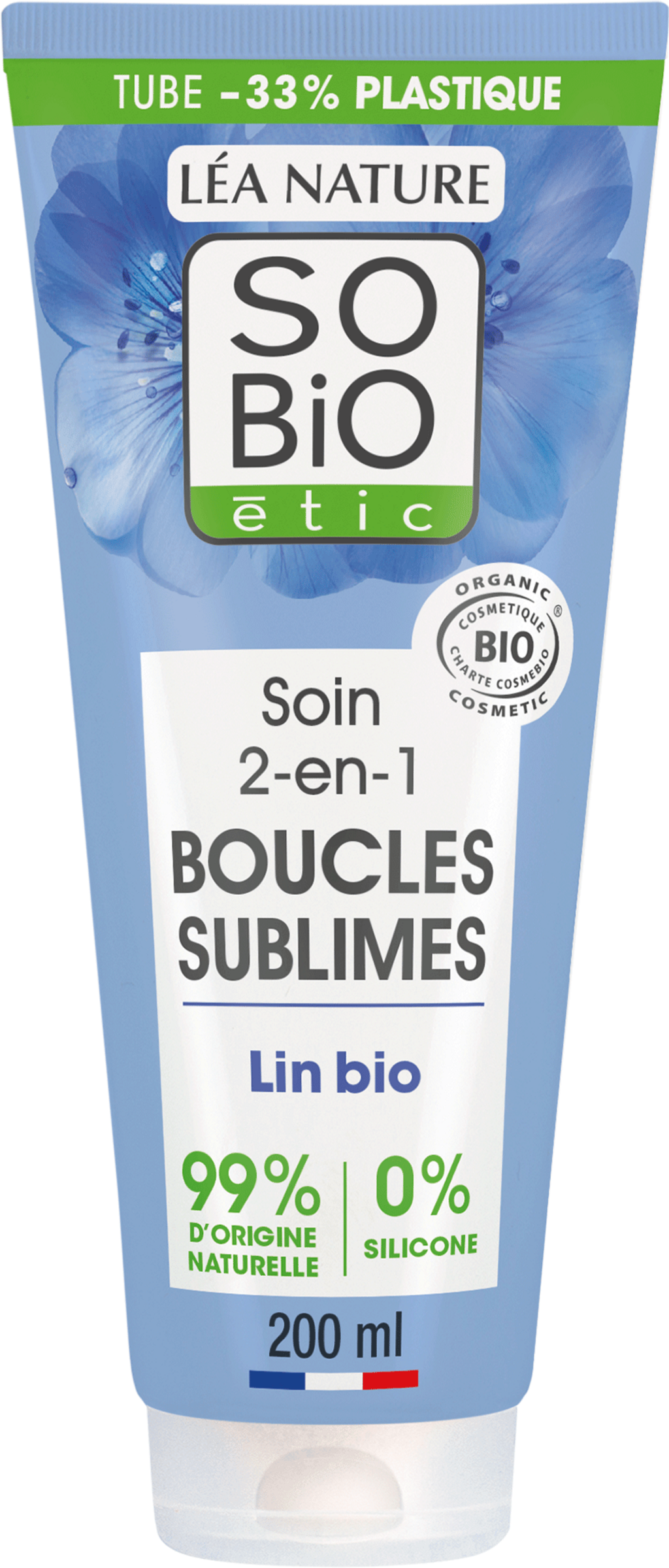 2-in-1 Locken-Pflege Bio-Leinsamen & Vitamin F - 200 ml