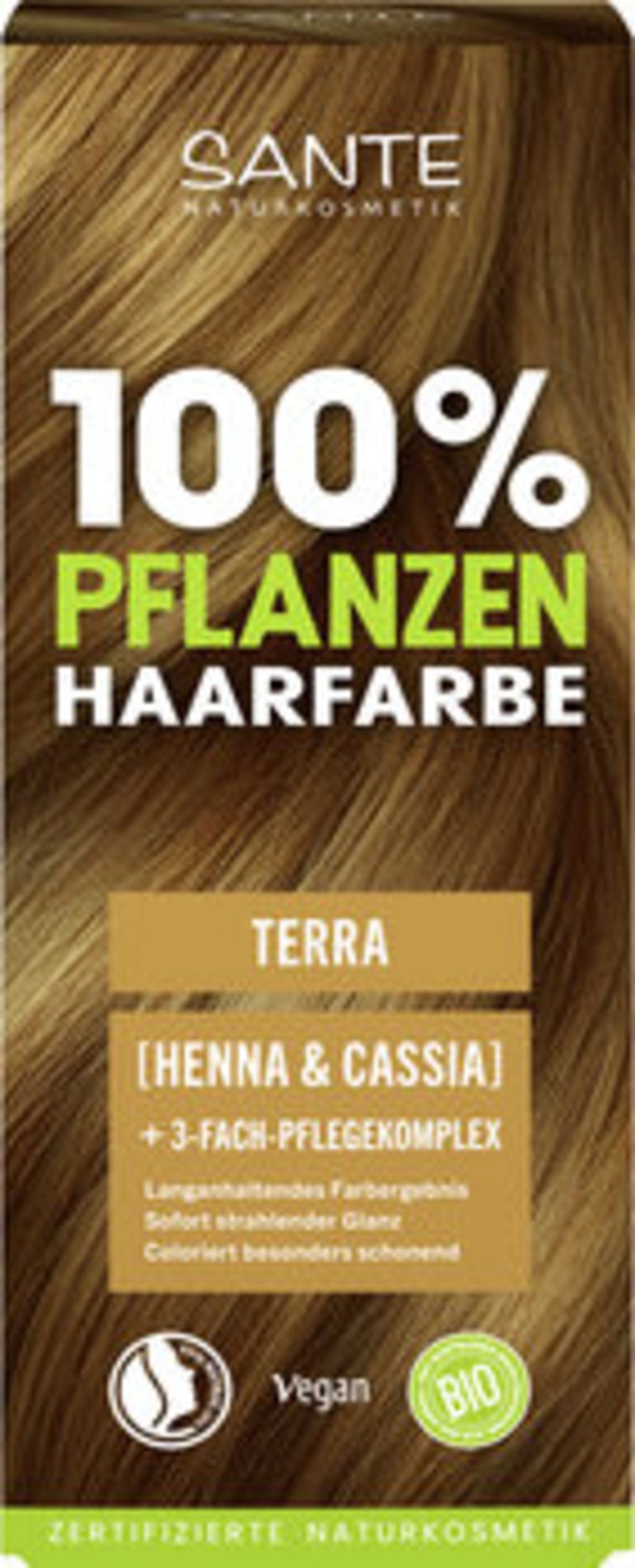 Santé – naturally. Pflanzen-Haarfarbe Terra - 100 g