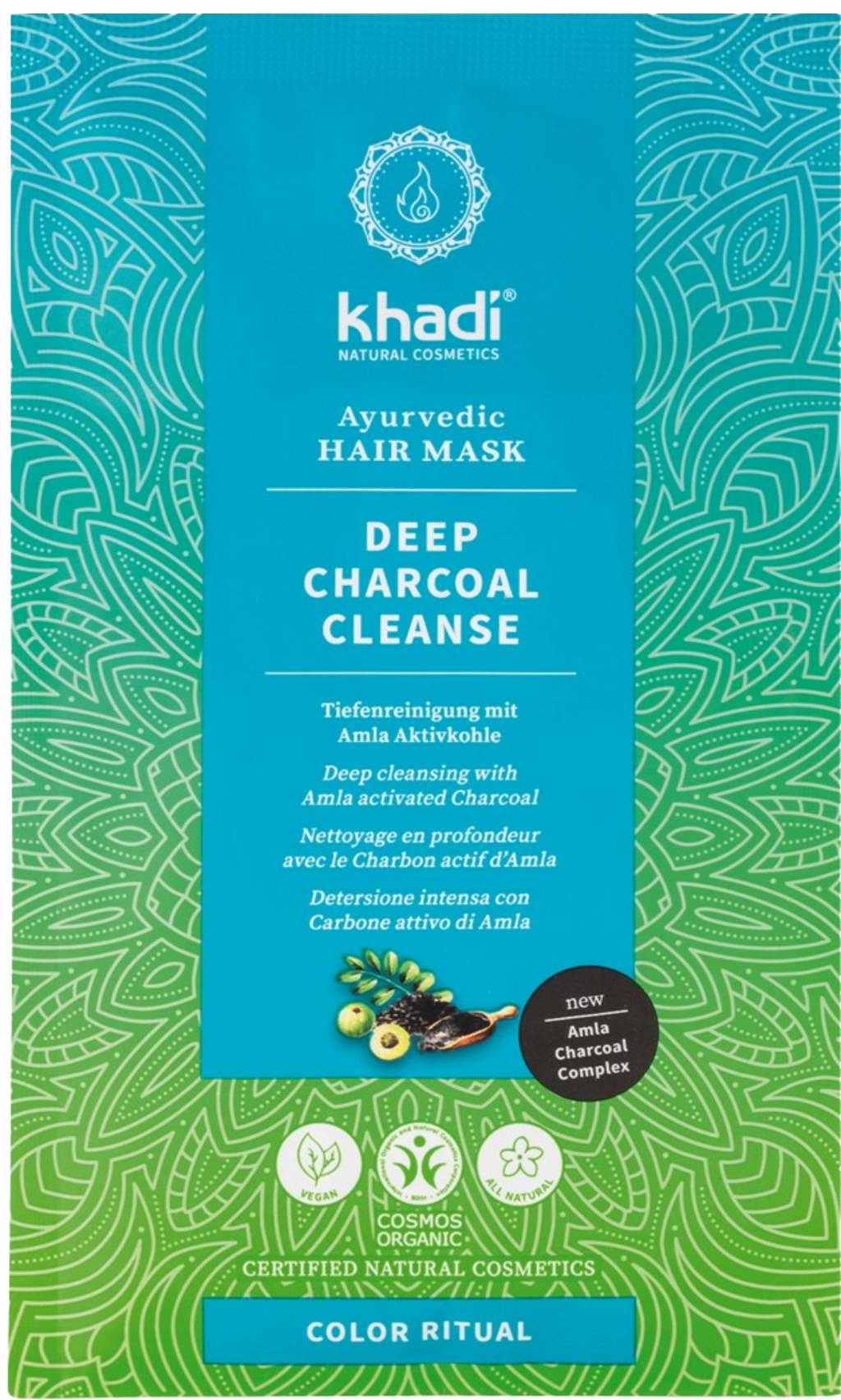 Khadi® Ayurvedic Hair Mask Deep Charcoal Cleanse - 50 g