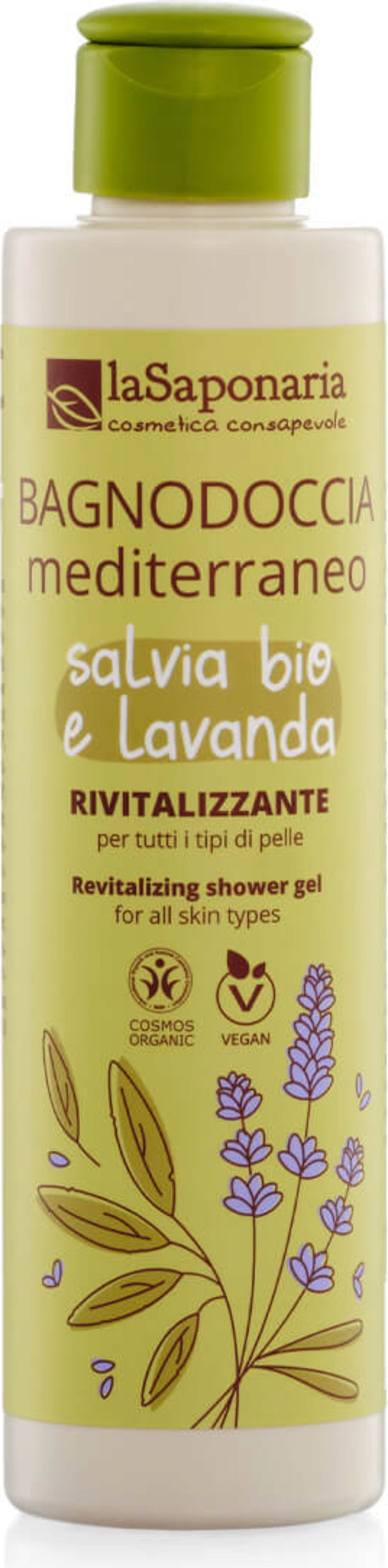 La Saponaria Bio-Duschgel Mediterran - 200 ml