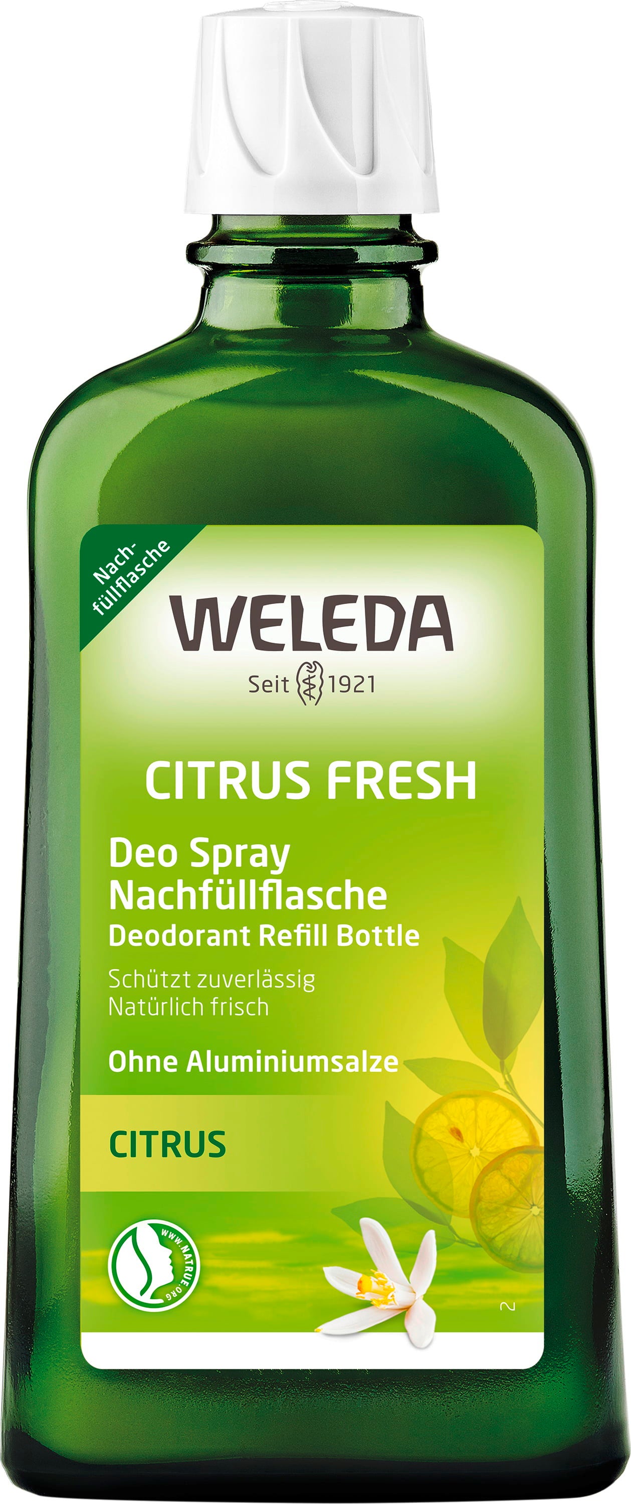 Weleda Citrus 24h Deo Spray Nachfüller - 200 ml Nachfüllflasche