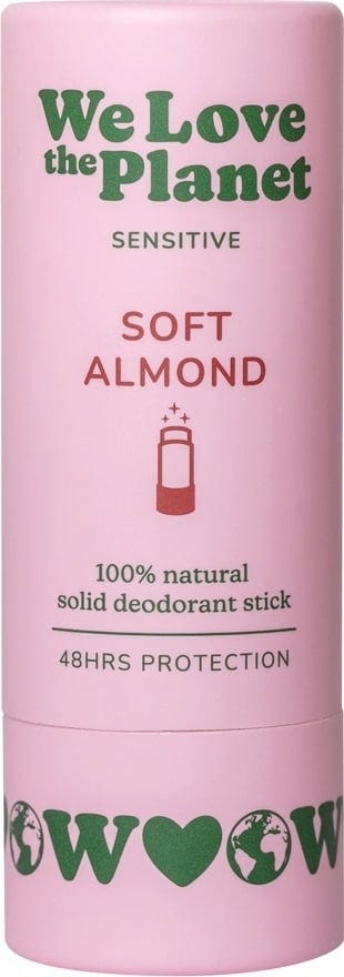 We Love The Planet Soft Almond Sensitiv Deo - Deo Stick (40g)