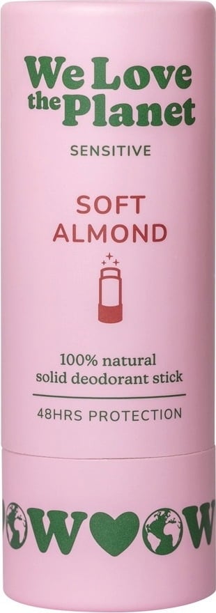 We Love The Planet Soft Almond Sensitiv Deo - Deo Stick (40g)