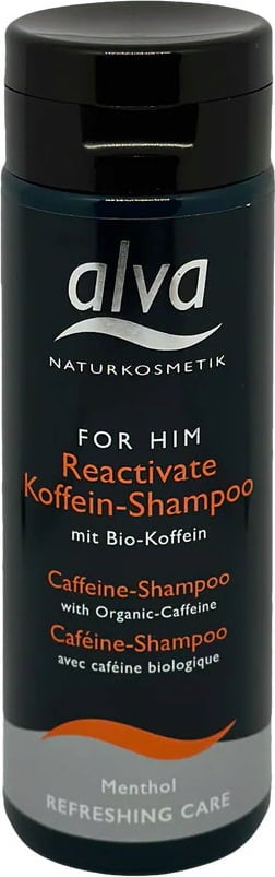 Alva FOR HIM - Reactivate Koffein-Shampoo - 200 ml