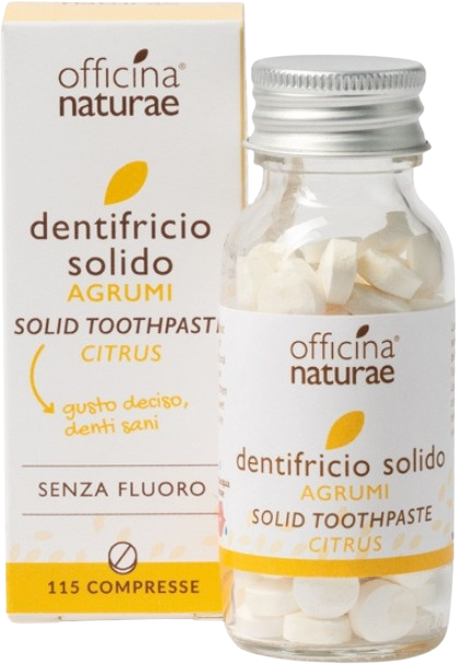 Officina Naturae Solid Toothpaste Tablets - Zitrone