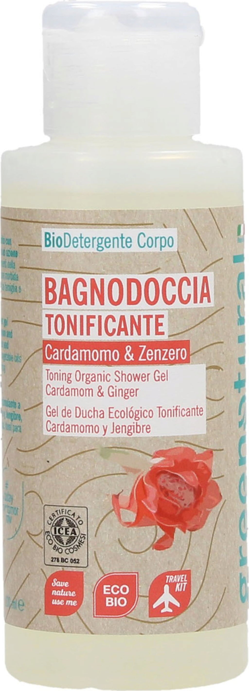 greenatural Duschgel Kardamom & Ingwer - 100 ml