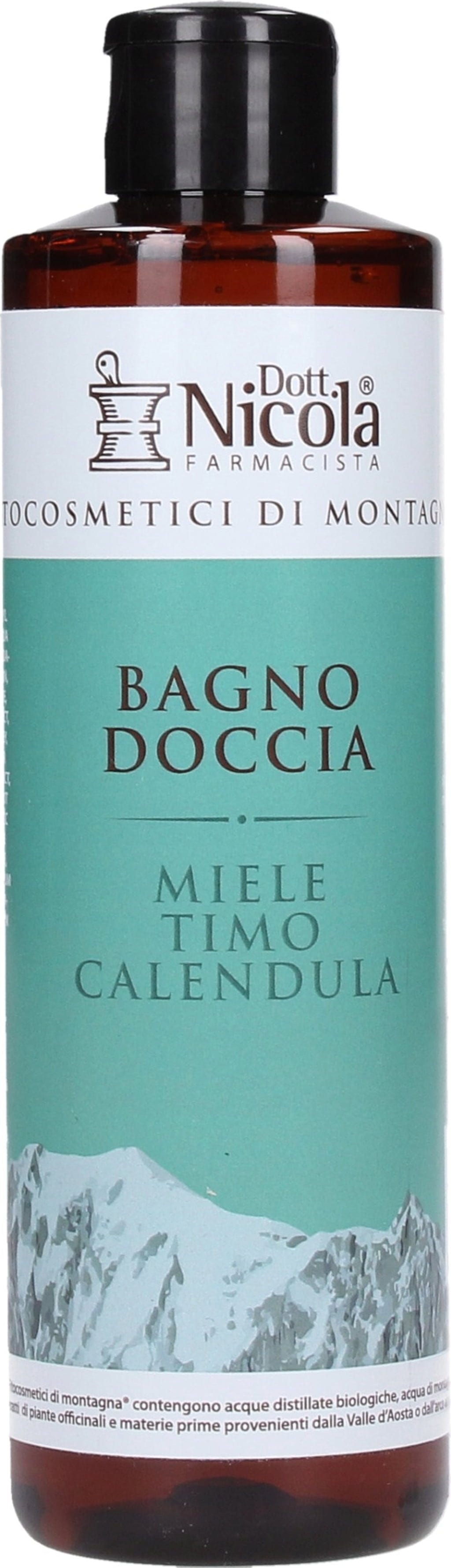 Dott.Nicola Farmacista Duschgel Honig, Thymian & Calendula - 250 ml