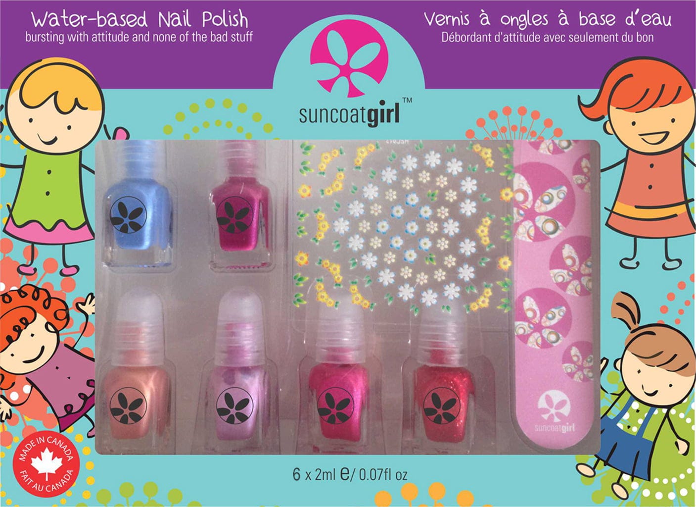 Suncoatgirl Natural Nail Kit Mini Mani - Mini Mani