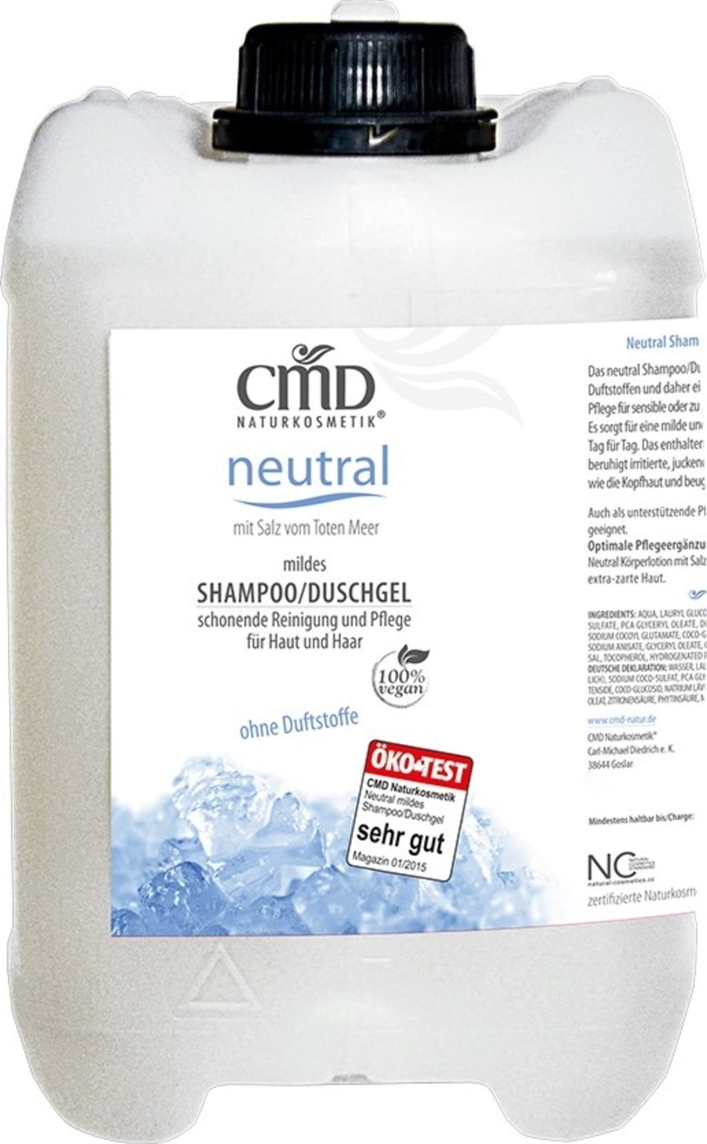 CMD Naturkosmetik Neutral Shampoo/Duschgel Großgebinde - 2,50 l