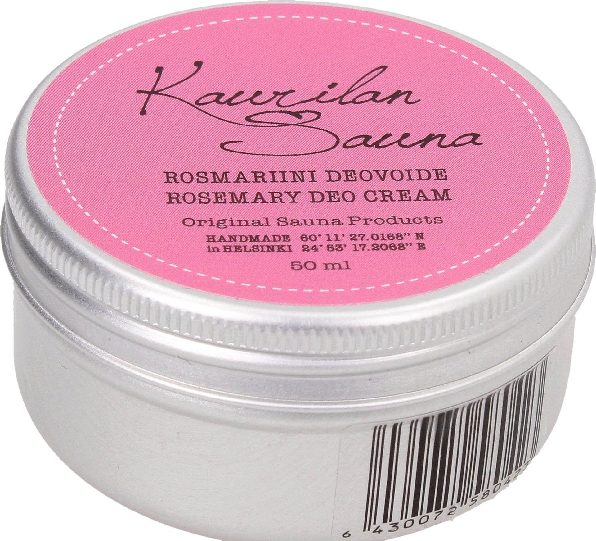 Kaurilan Sauna Deo Cream - Rosemary