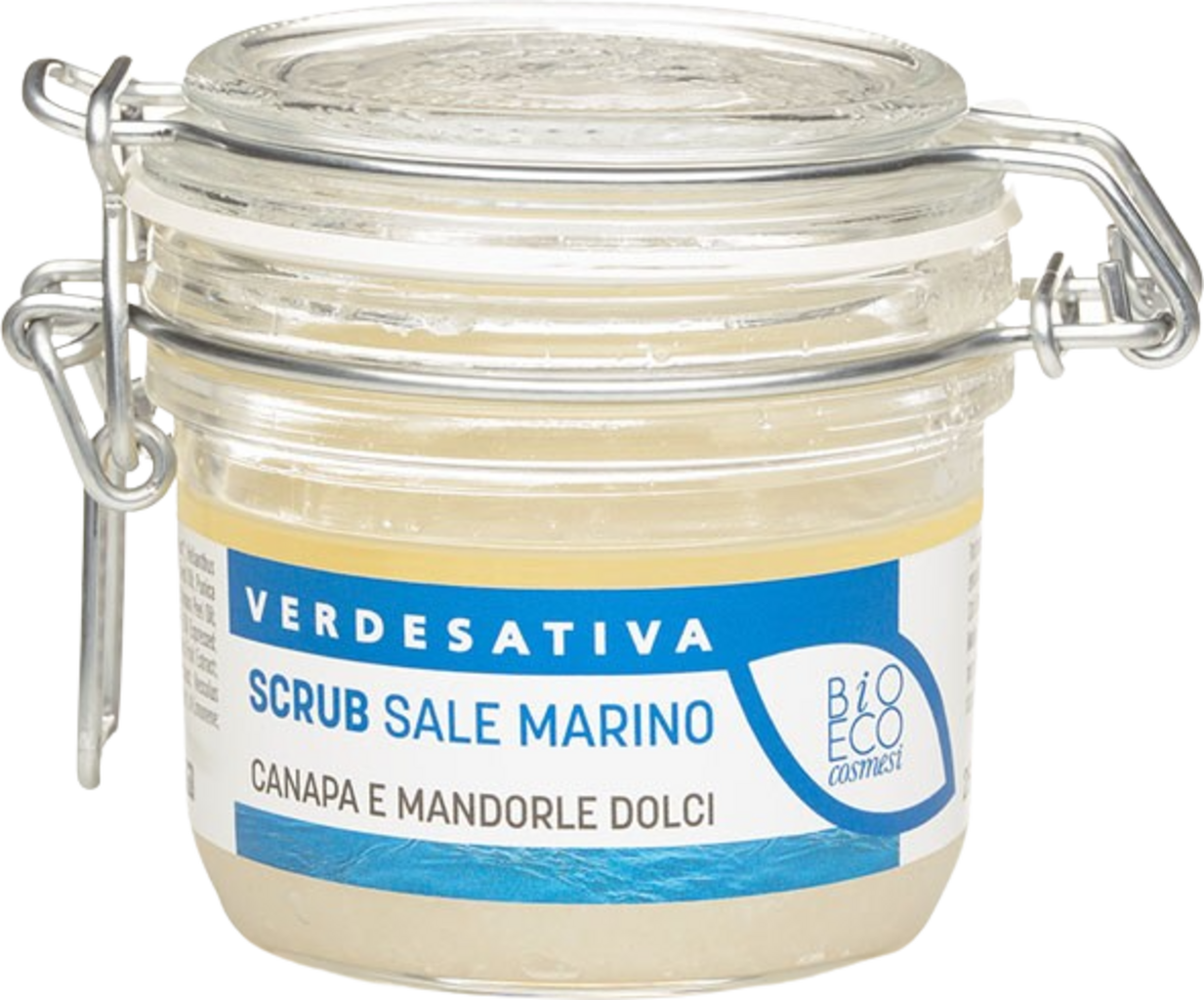 VERDESATIVA Meersalz-Peeling Hanf & Süßmandel - 250 g