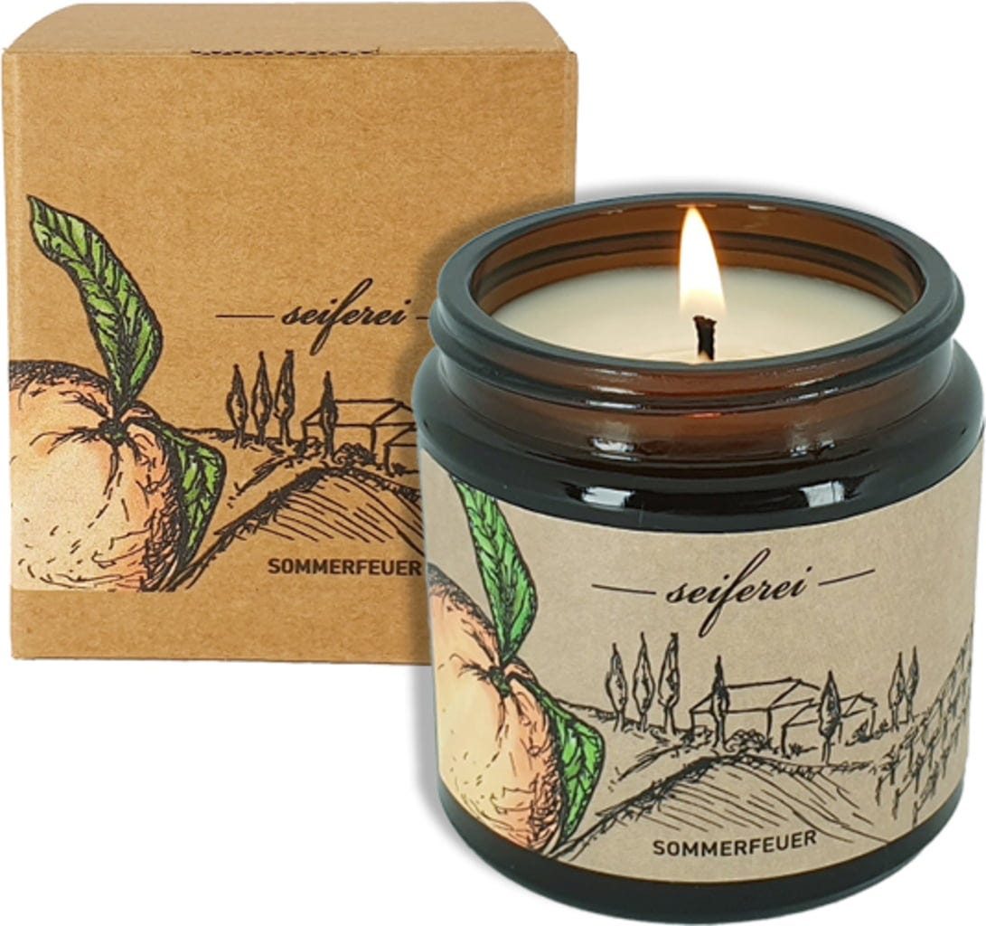 Seiferei Duft- & Massagekerze Sommerfeuer - 120 ml