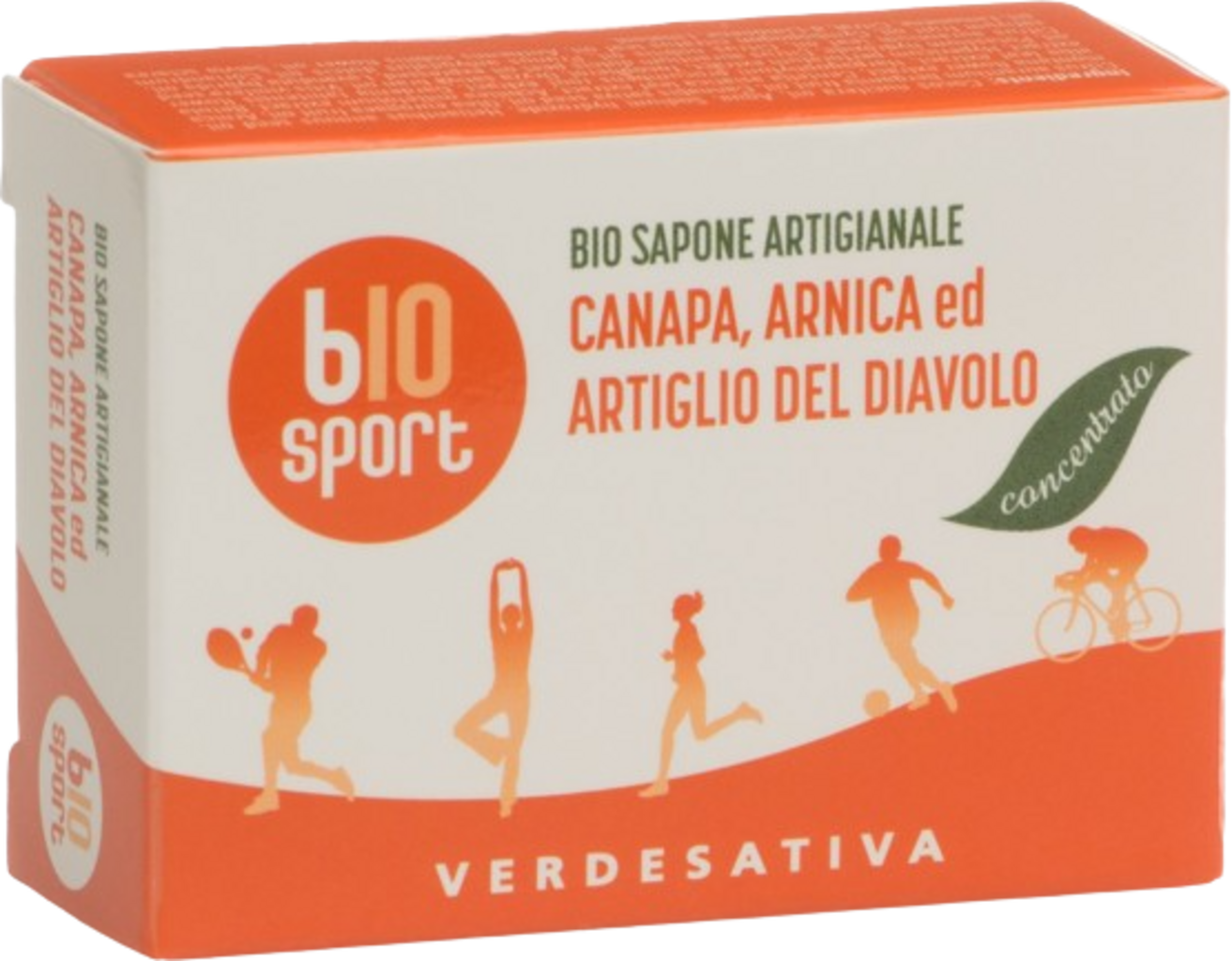 VERDESATIVA bioSport Konzentrierte Seife Hanf & Arnika - 100 g