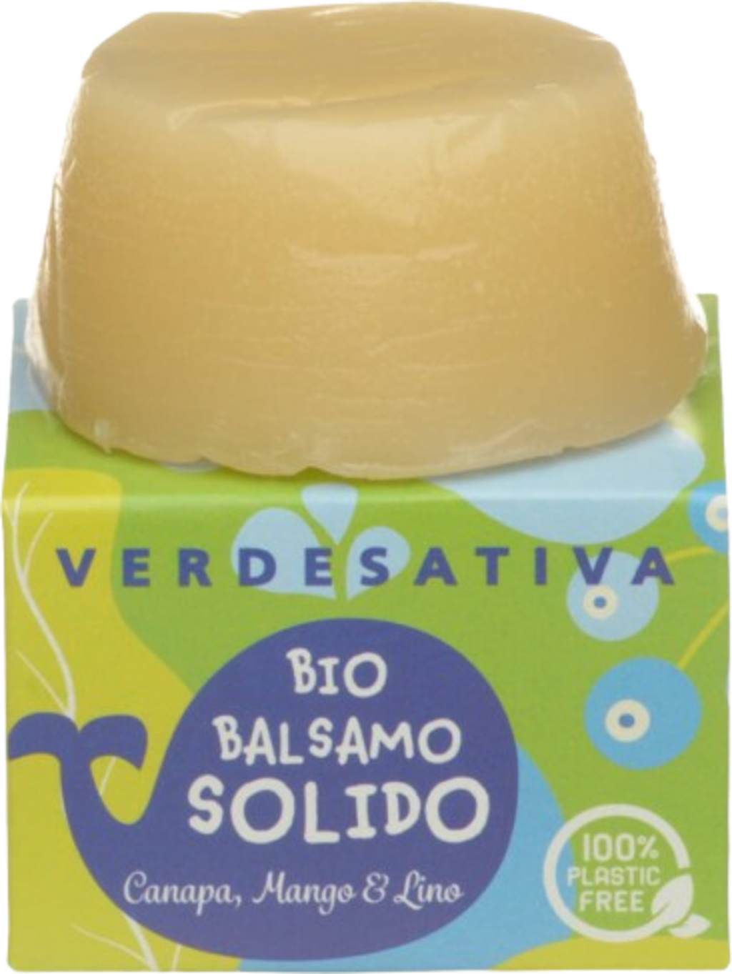 VERDESATIVA Fester Conditioner Hanf, Mango & Leinsamen - 40 g