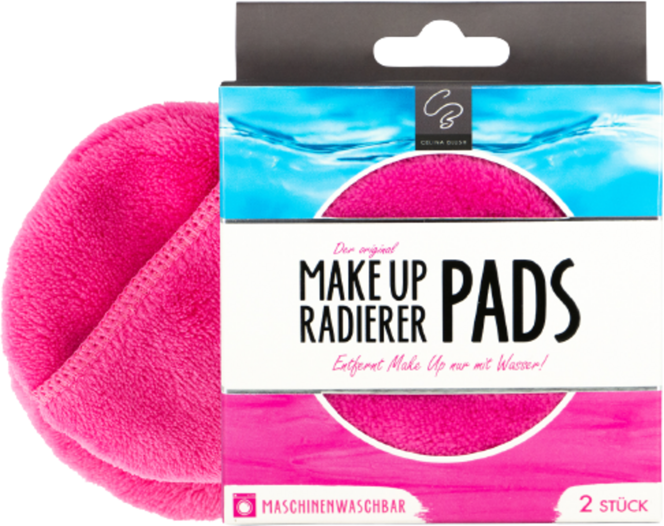 MAKEUP RADIERER Eco-Edition Pads 2er Pack - Pink