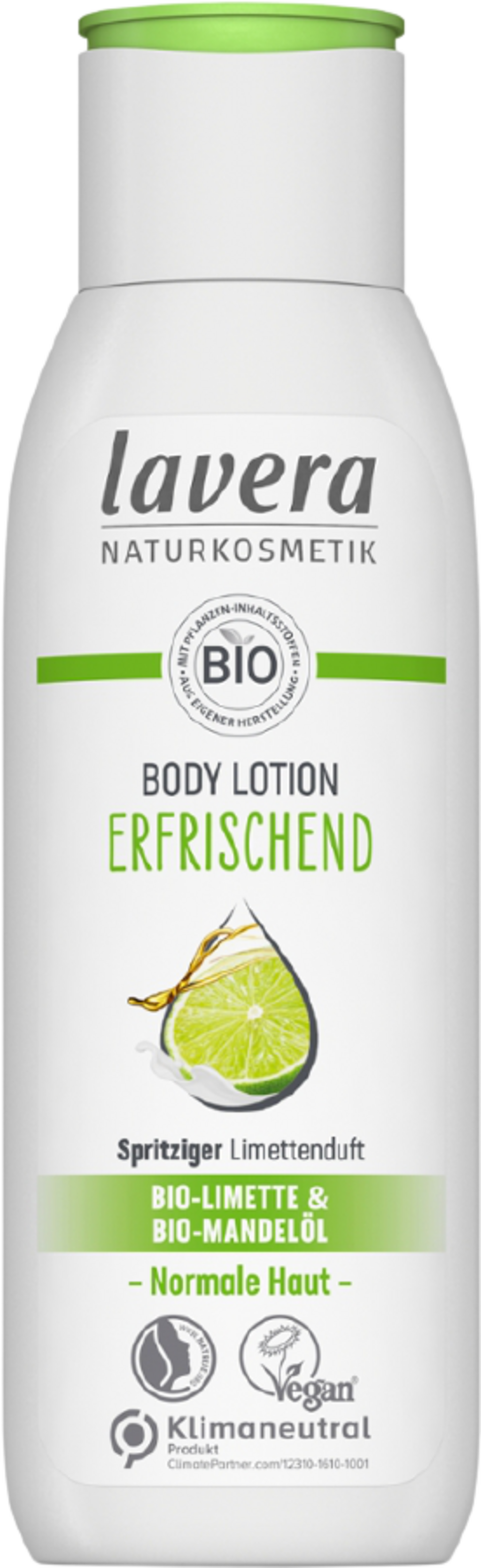 lavera Bodylotion Erfrischend Bio-Limette & Bio-Mandelöl - 200 ml