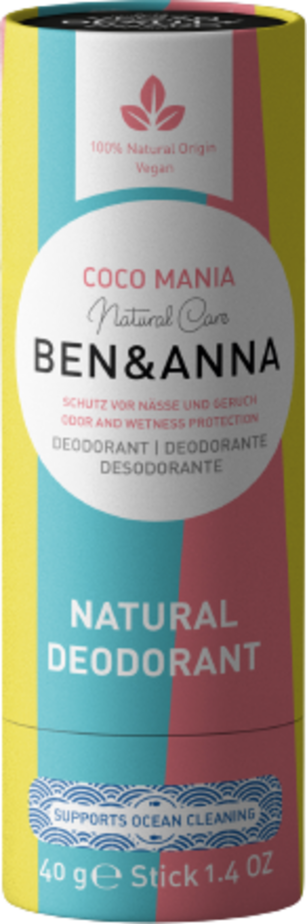 BEN & ANNA Natural Deo Papertube - Coco Mania