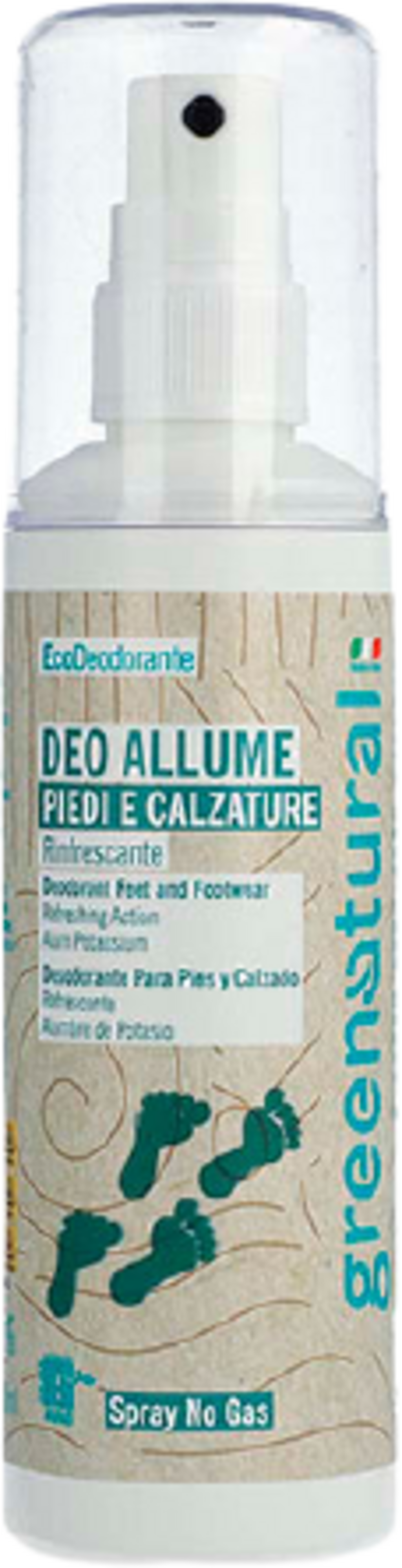 greenatural Alaun-Deo für Füße & Schuhe - 100 ml