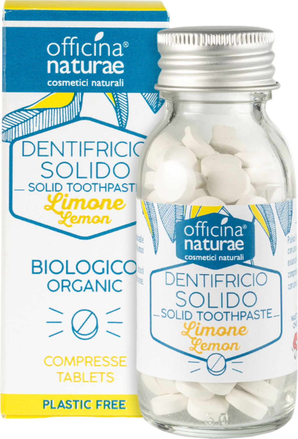 Officina Naturae Solid Toothpaste Tablets - Zitrone