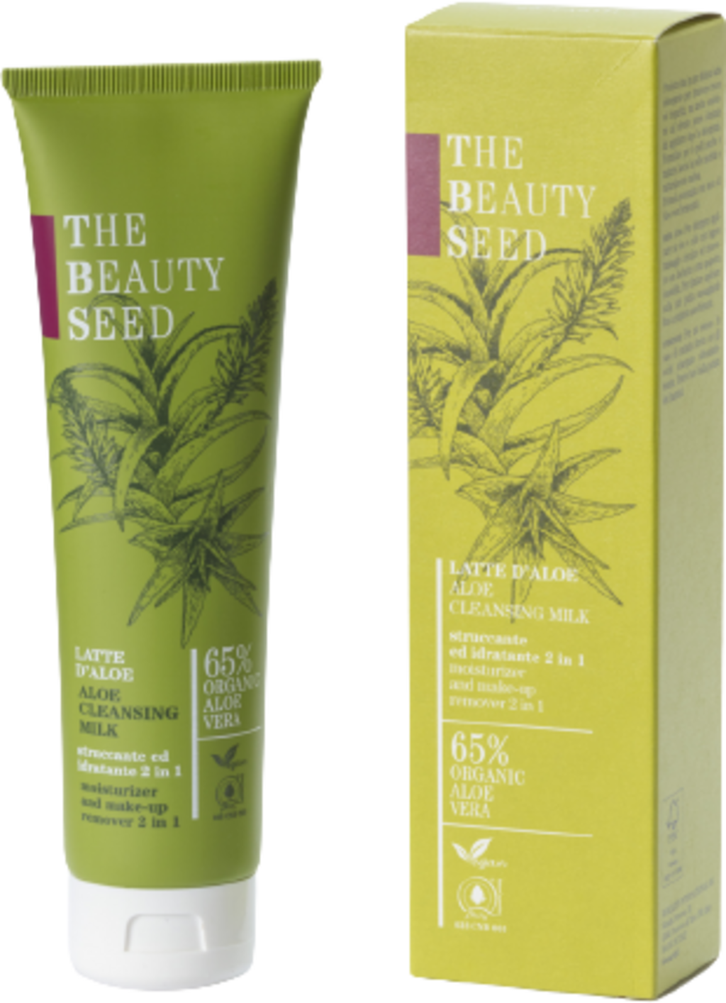 BIOEARTH THE BEAUTY SEED  2in1 Aloe Reinigungsmilch - 150 ml