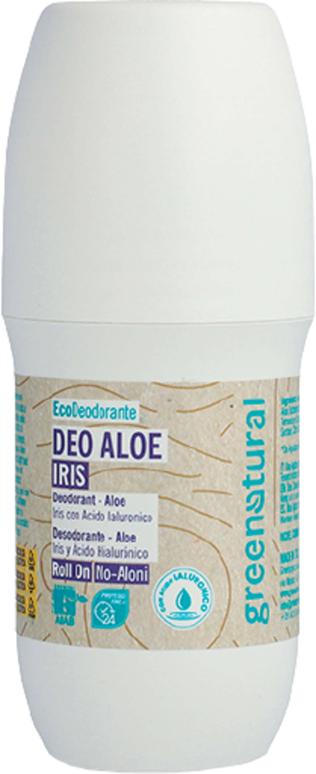 greenatural Deo Roll-On Aloe & Hyaluronsäure - Iris