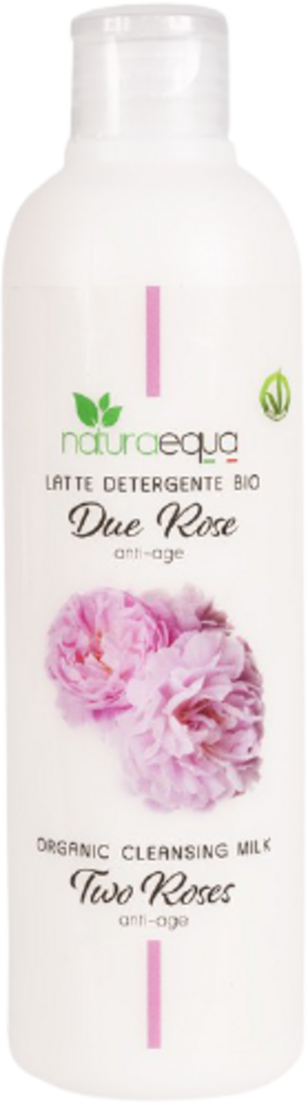 naturaequa Zwei Rosen Reinigungsmilch - 250 ml
