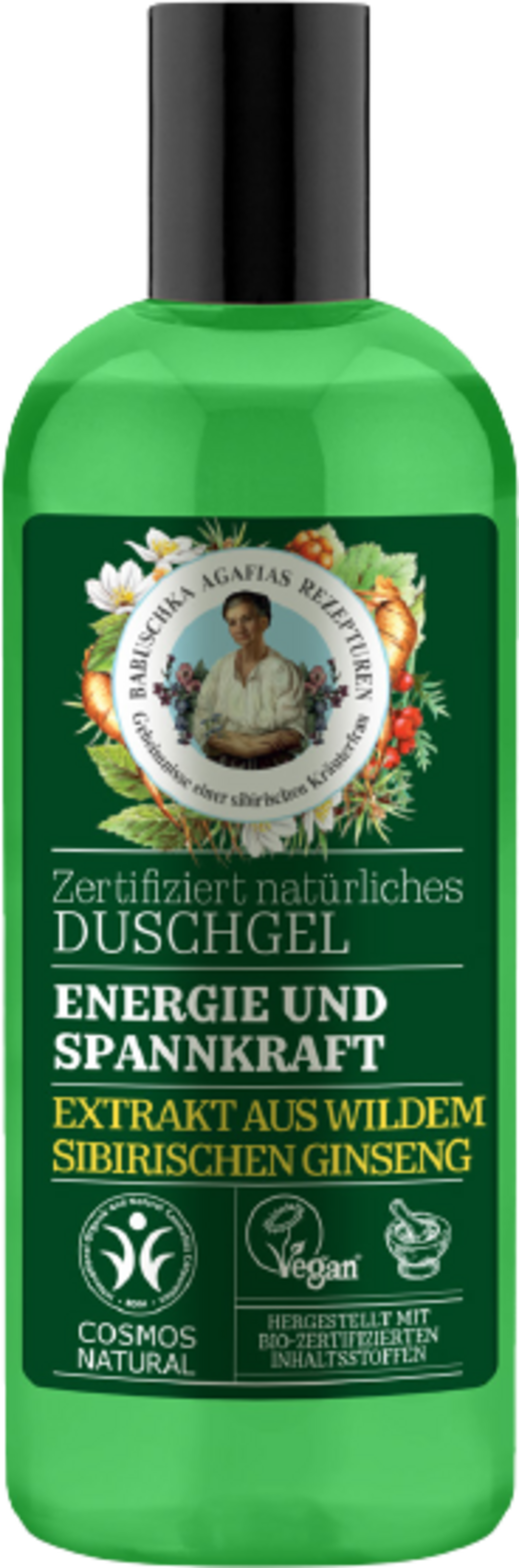 Green Agafia Duschgel Energie & Spannkraft - 260 ml