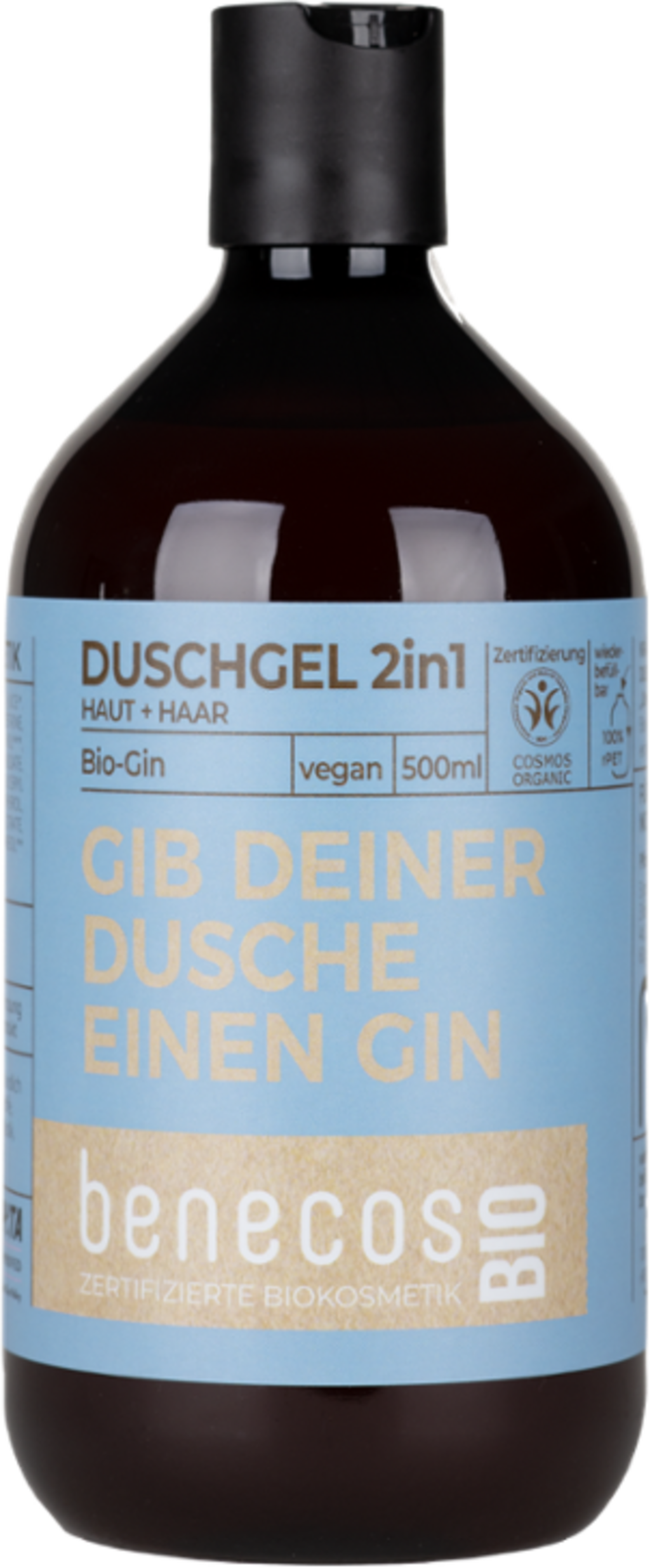 benecosBIO 2in1 Duschgel 'Gib deiner Dusche einen Gin' - 500 ml