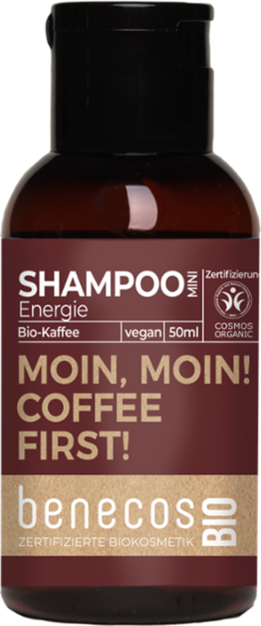 benecosBIO Energie Shampoo 'Moin Moin! Coffee First!' - 50 ml
