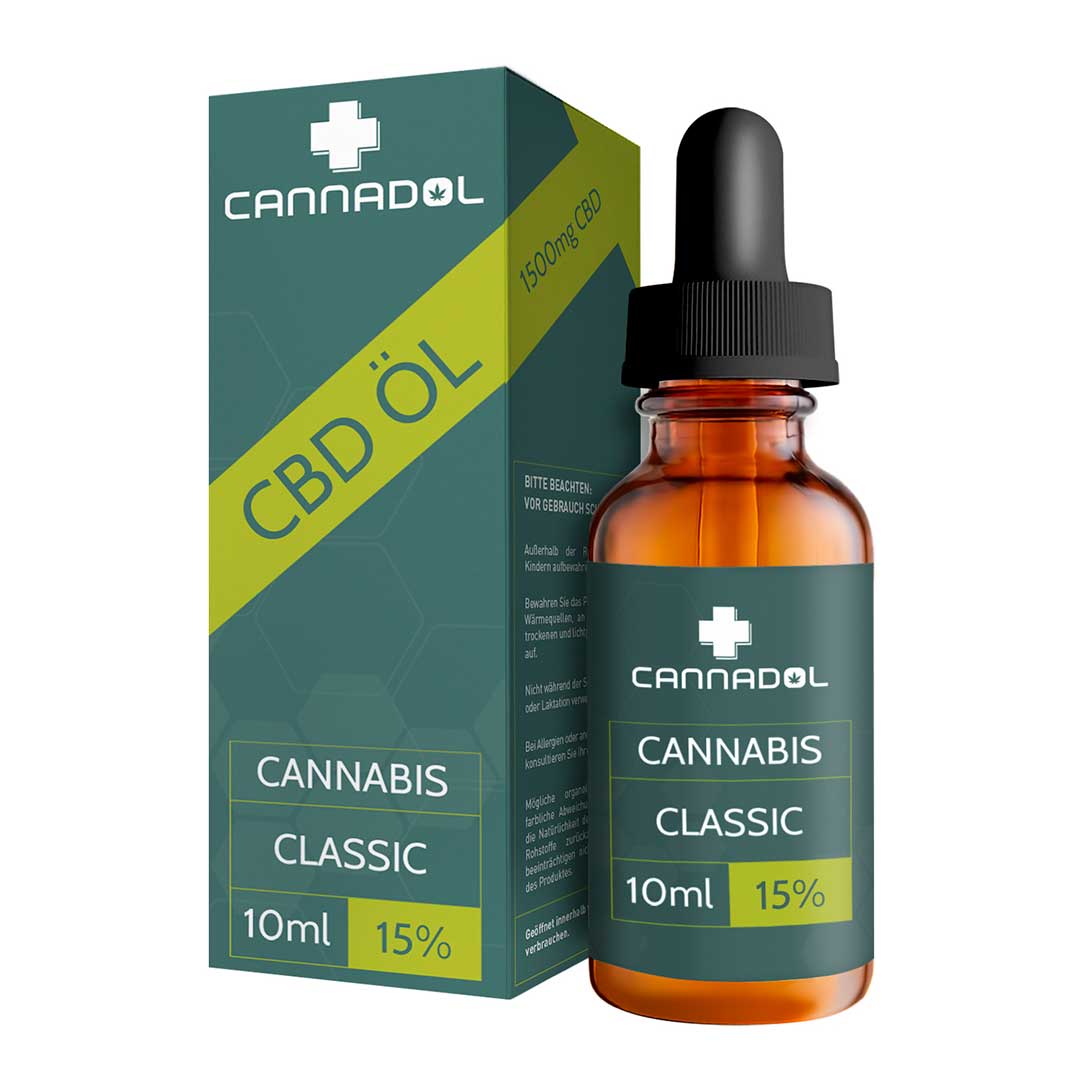 Cannadol CBD Öl Classic 5% - 10% - 15% - 20% - 1.500mg