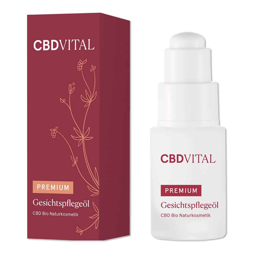 CBD VITAL Gesichtspflegeöl - Premium CBD Creme 100mg 20ml